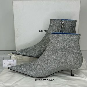 Balenciaga Knife Glitter Boots-Szie 37